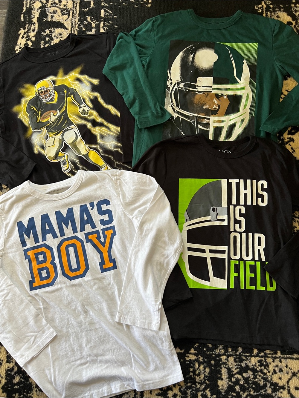 Boys 4 pc Children’s place sports graphic bundle size M 7/8